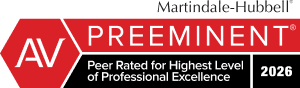Matt_J_Kelly_PR_AV_300_2026 AV Preeminent Peer Rated Attorneys Badge